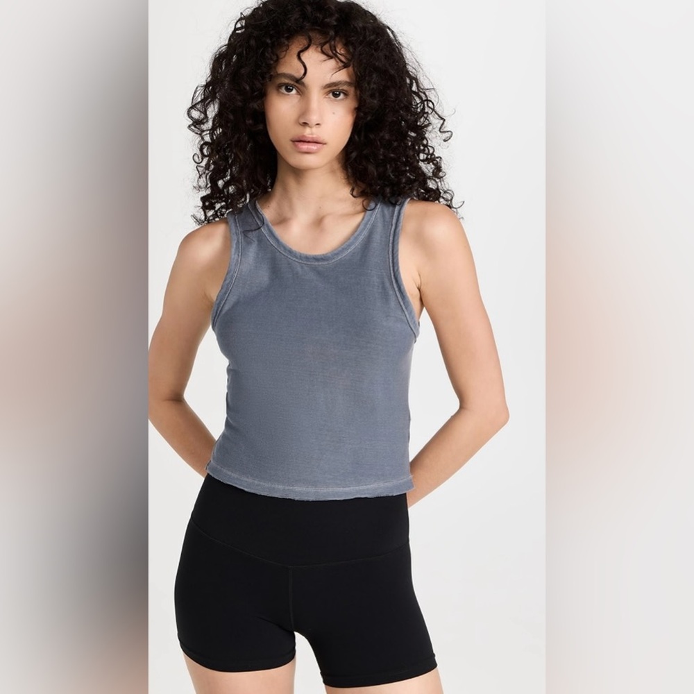 Free People Movement Back to Basics Tank in Nightshade, size M